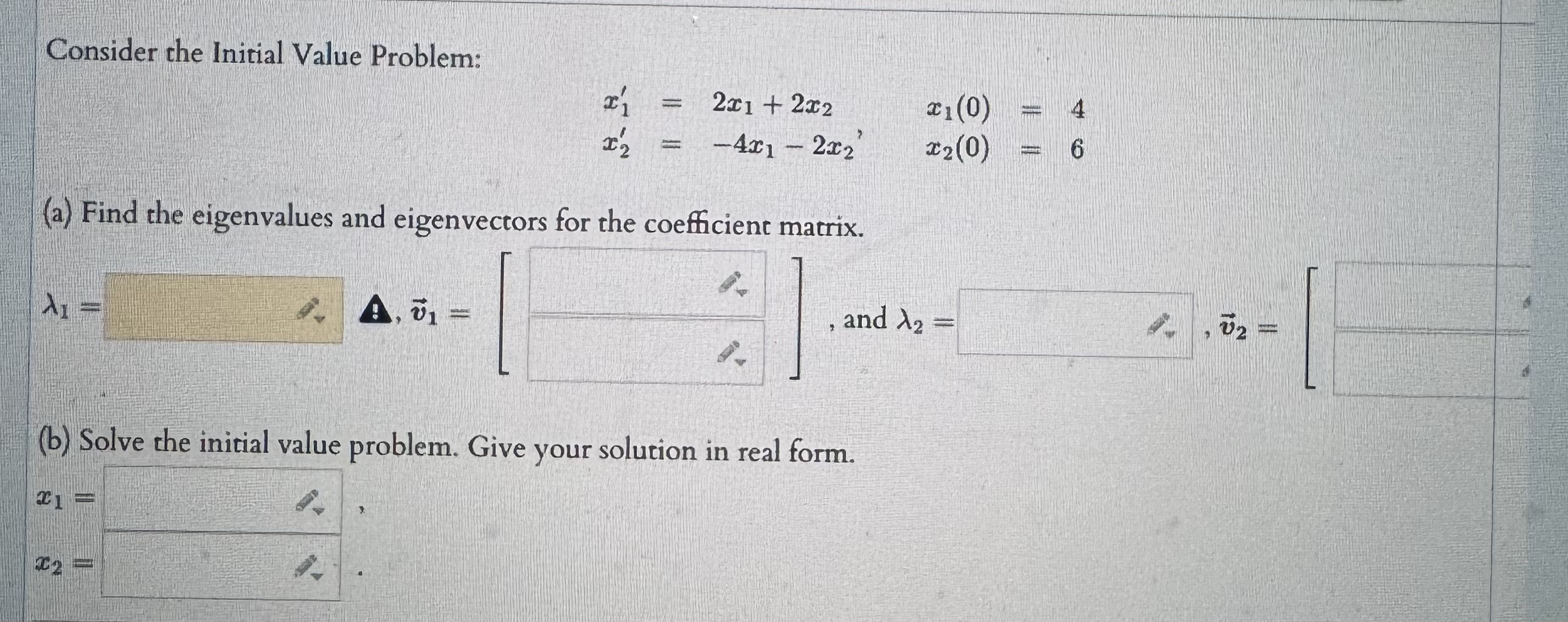 Solved Consider the Initial Value | Chegg.com