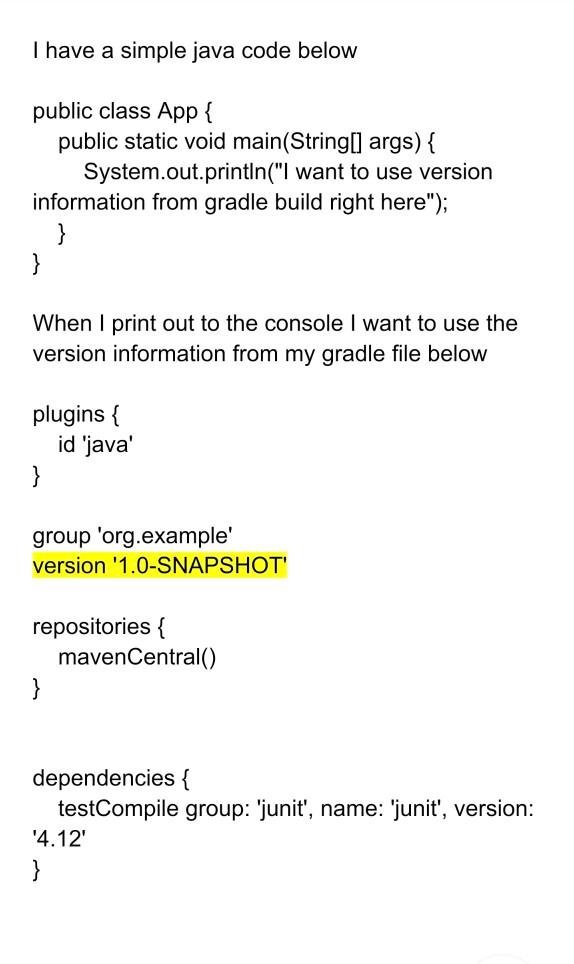 Solved I have a simple java code below public class App { | Chegg.com