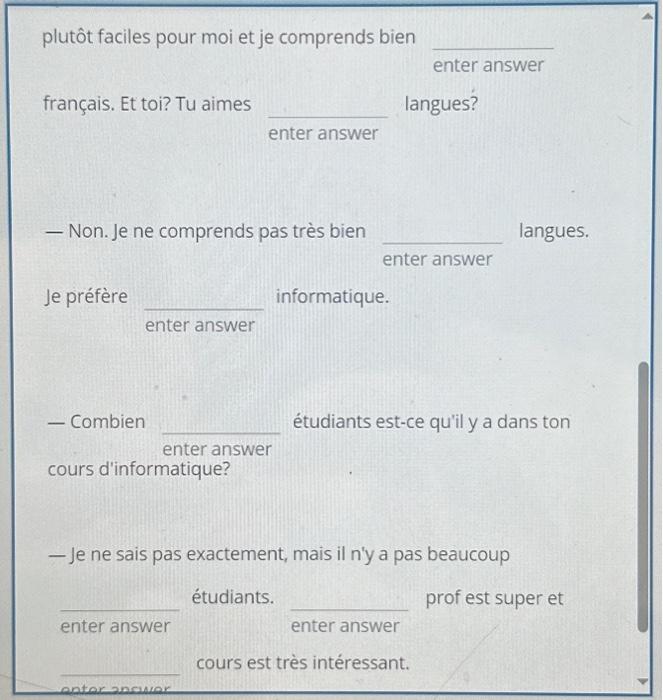 Note Use un, une, des to say a/an or some and le,