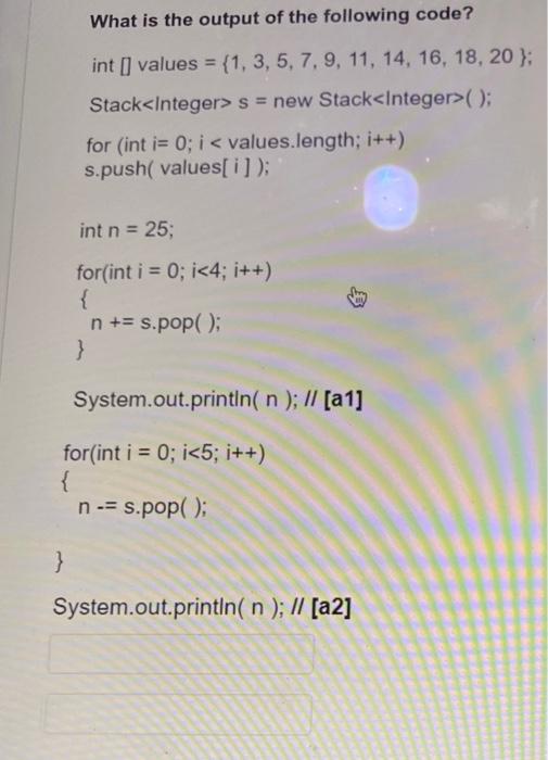 Solved Assume that we have an empty stack. W ading the | Chegg.com