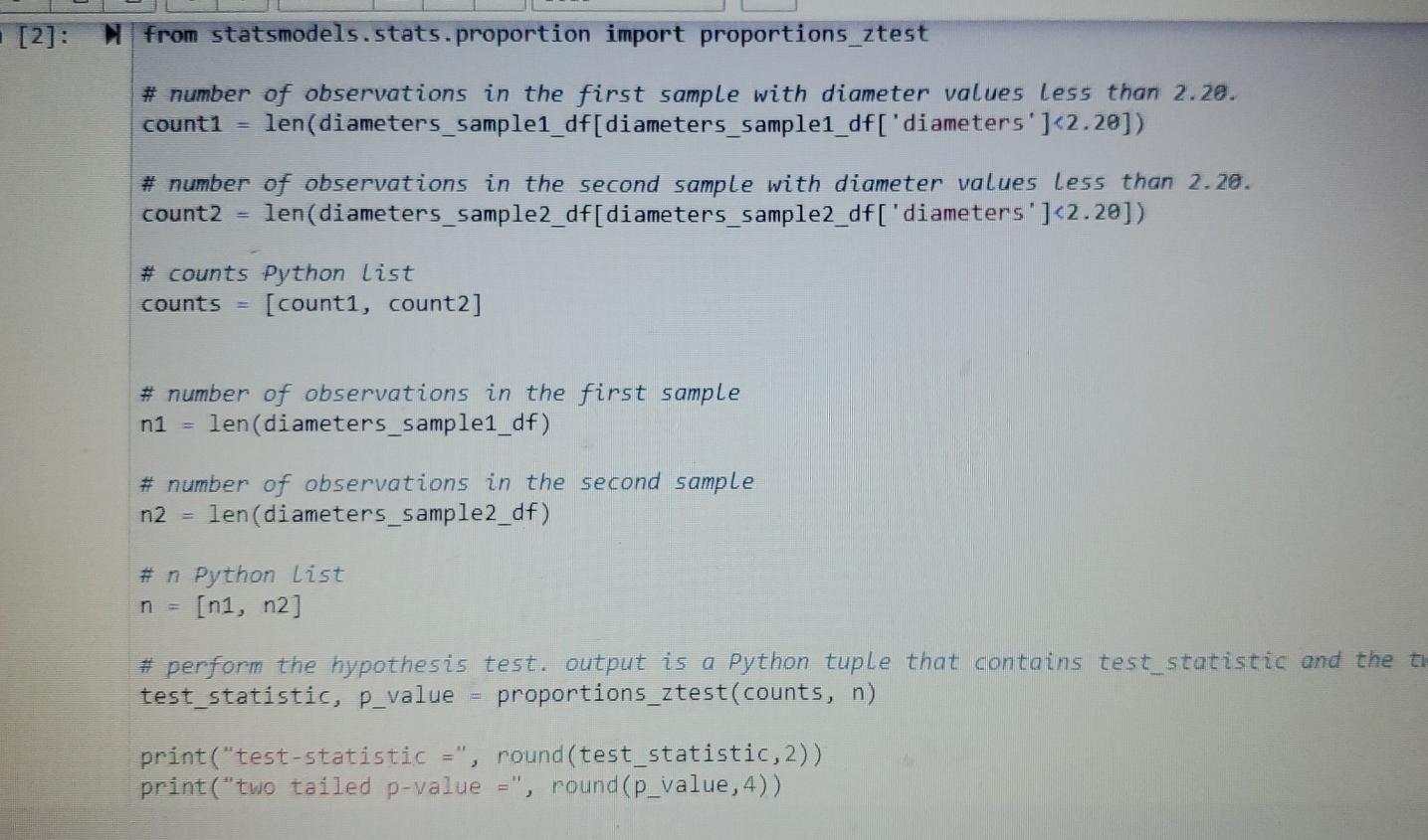 Solved Step 2 Performing Hypothesis Test For The Difference Chegg Com