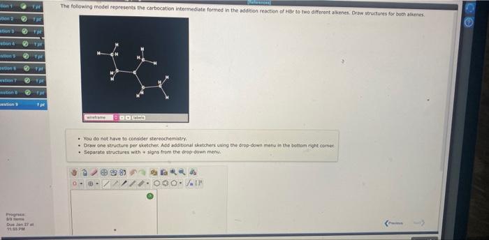 Solved - You do not have to consider stereochemistry. - Draw | Chegg.com