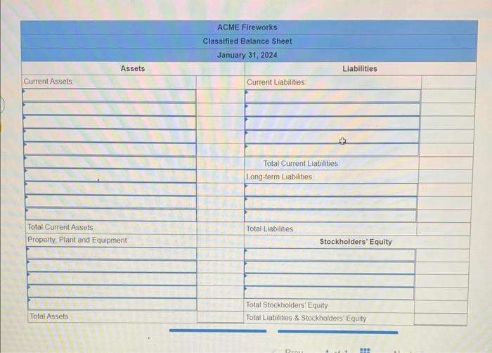 Solved On January 1 2024 The General Ledger Of ACME Chegg Com   Image