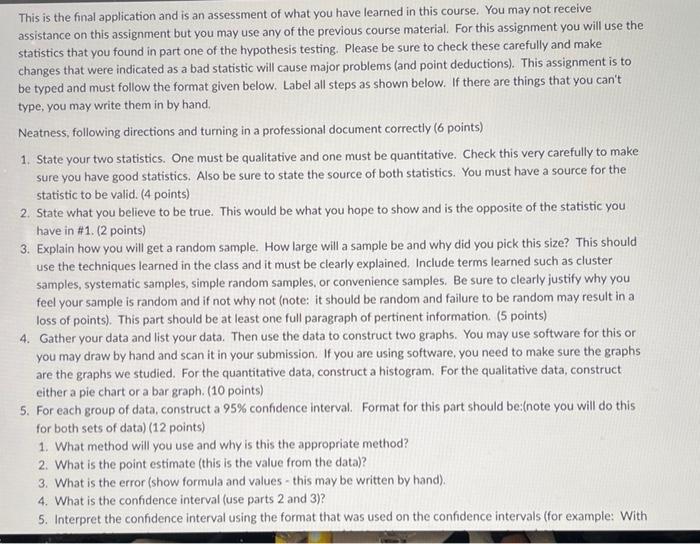 Solved for this two-part assignment I would like to test the | Chegg.com