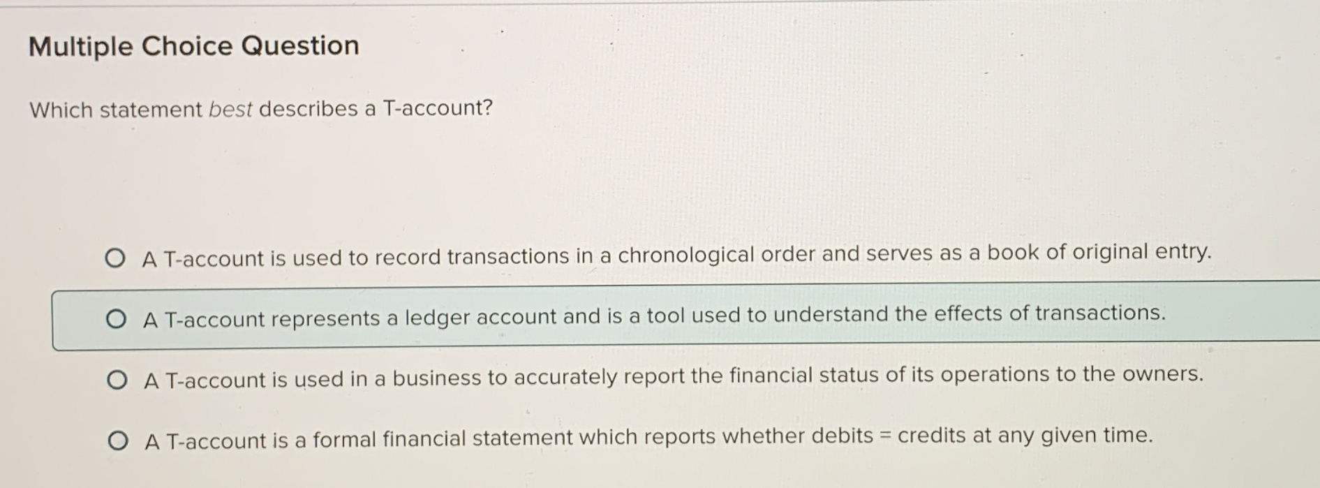 Solved Multiple Choice QuestionWhich statement best | Chegg.com