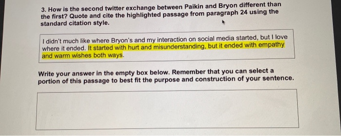 1 Why Does Paikin Try To Avoid Responding To Twit Chegg Com