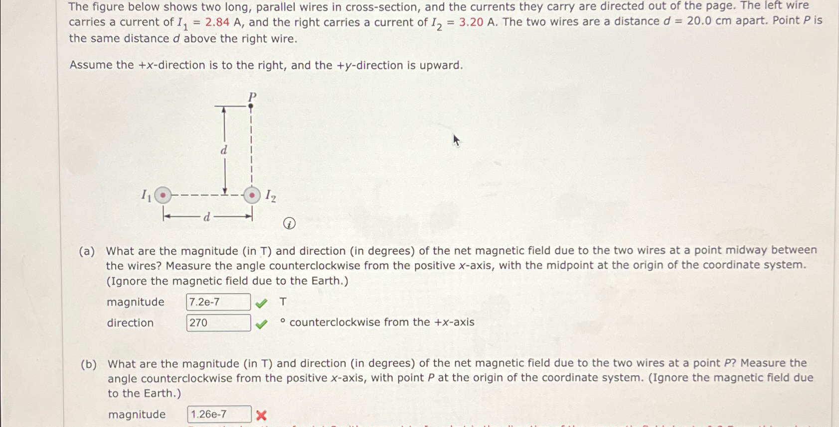 Solved The figure below shows two long, parallel wires in | Chegg.com