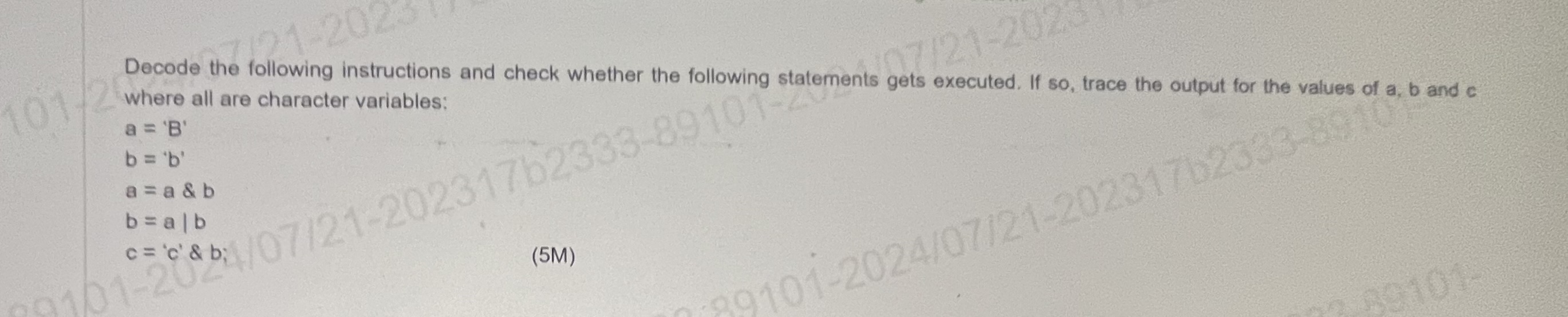 Solved Decode the following instructions and check whether | Chegg.com