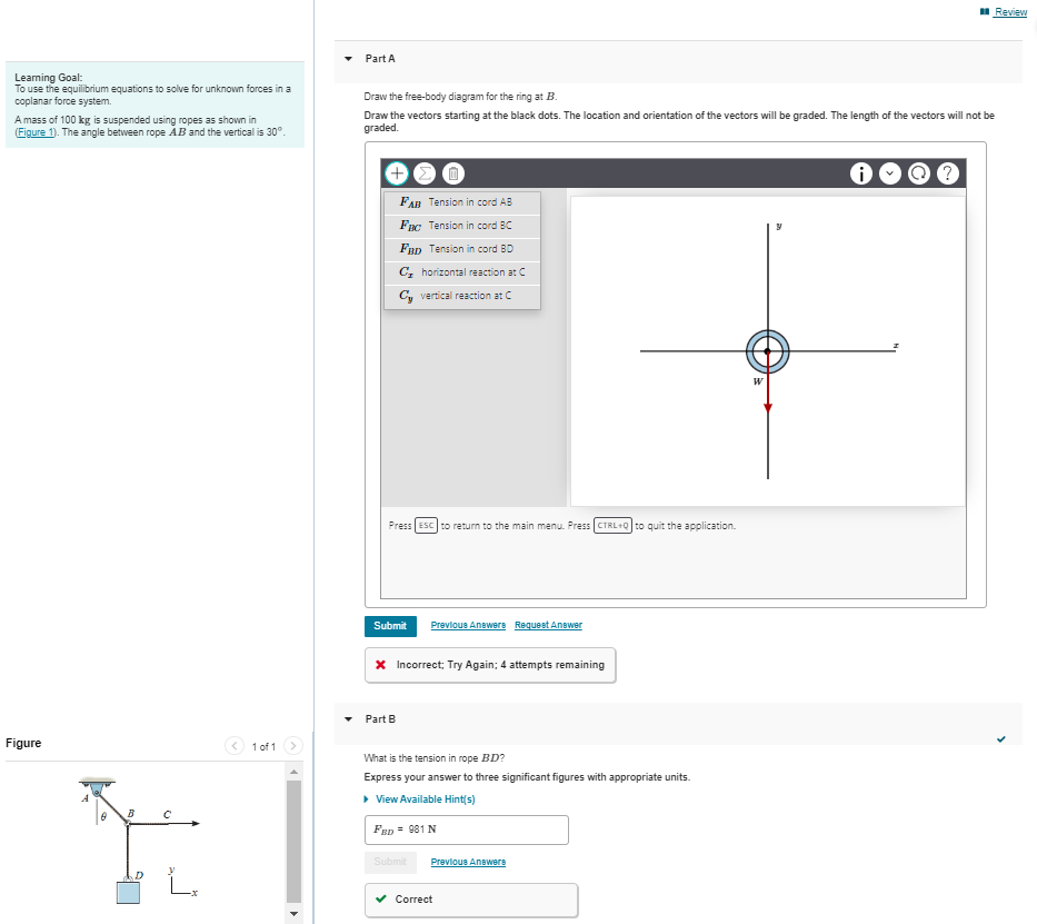 Solved Learning Goal To Use The Equilibrium Equations To Chegg Solved Learning Goal To Use The Equilibrium Equations To Chegg