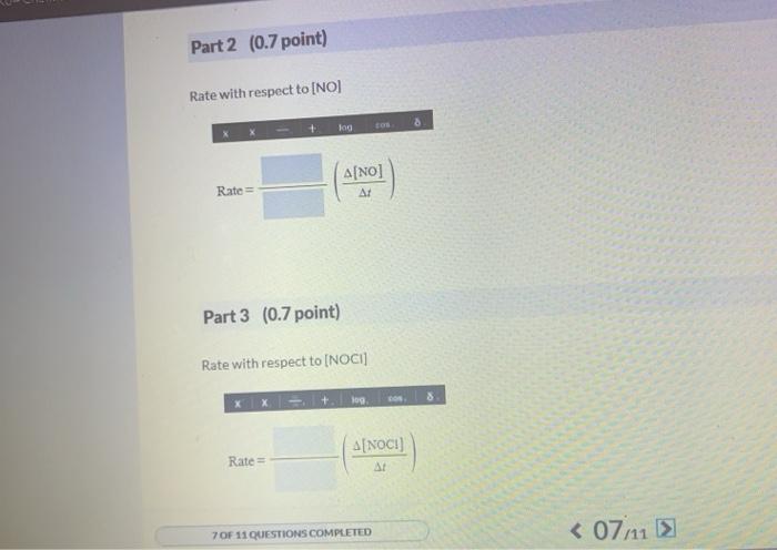 Solved 07 Question (2 points For truction below, complete | Chegg.com
