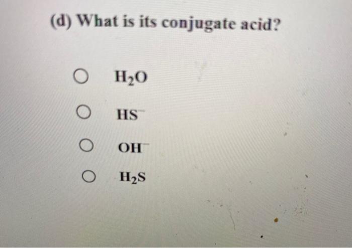 Solved In the following equation, identify the acids, bases, | Chegg.com