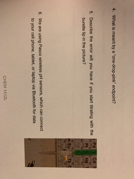 Solved 4. What is meant by a "onedroppink" endpoint? Pd Cd