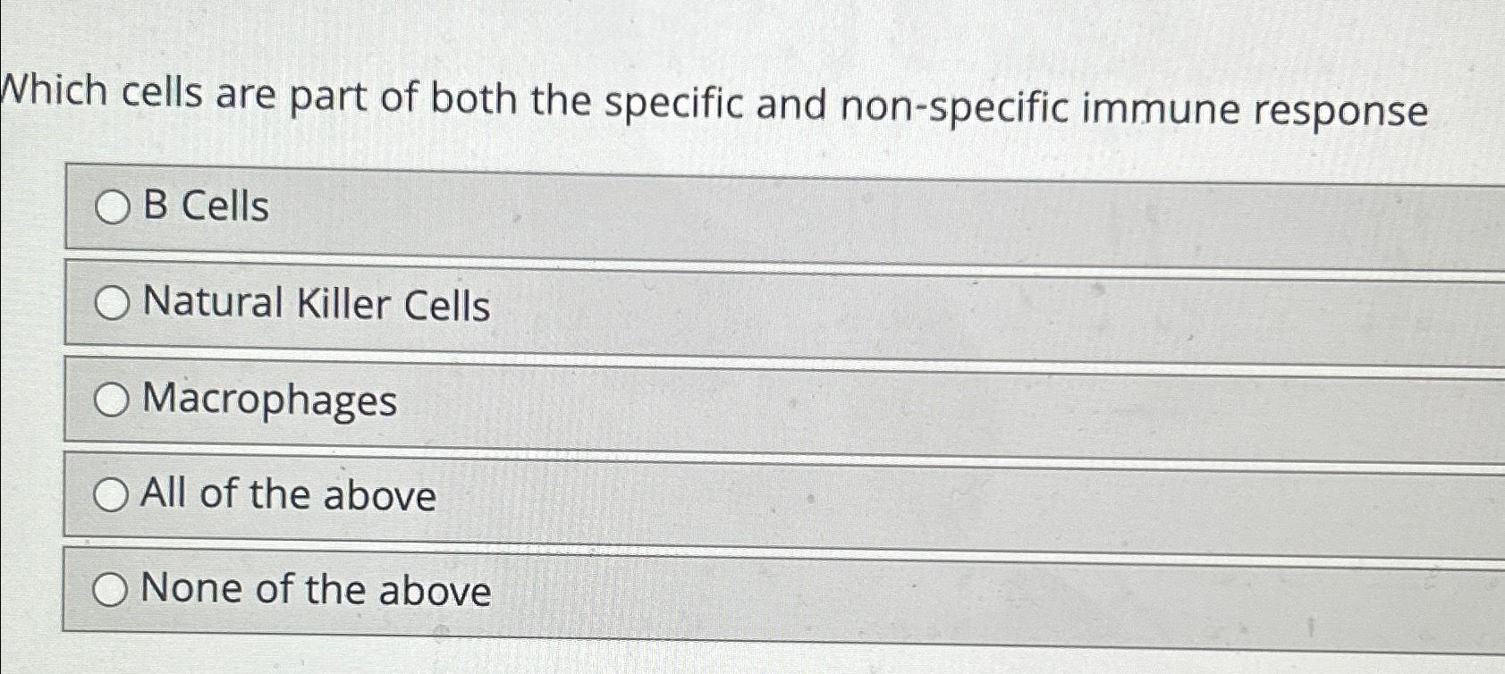 unlike natural killer cells cytotoxic t cells are non specific