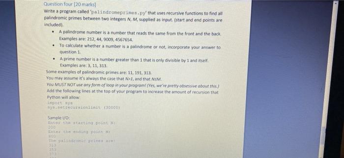 Solved Question four (20 marks Write a program called | Chegg.com