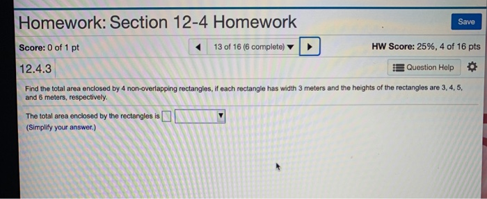 Solved Homework: Section 12-4 Homework Save Score: 0 of 1 pt | Chegg.com