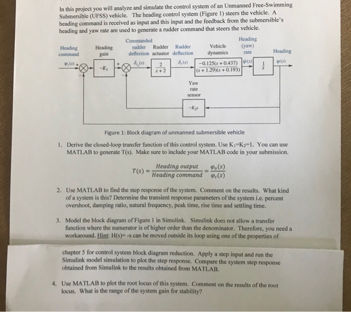 Solved In This Project You Will Analyze And Simulate The Chegg Com