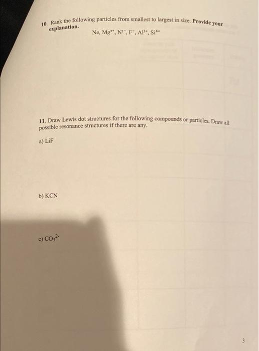 Solved 12. Draw Lewis dot structures for the following | Chegg.com