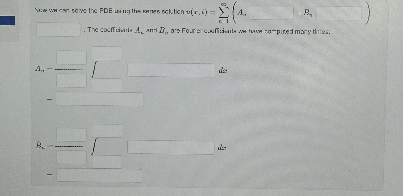 Solved (1 point) Solve the wave equation with fixed | Chegg.com