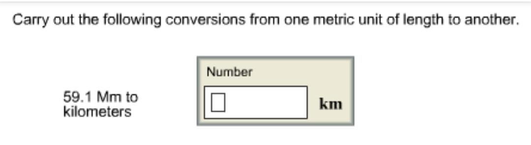 Solved Carry out the following conversions from one metric | Chegg.com