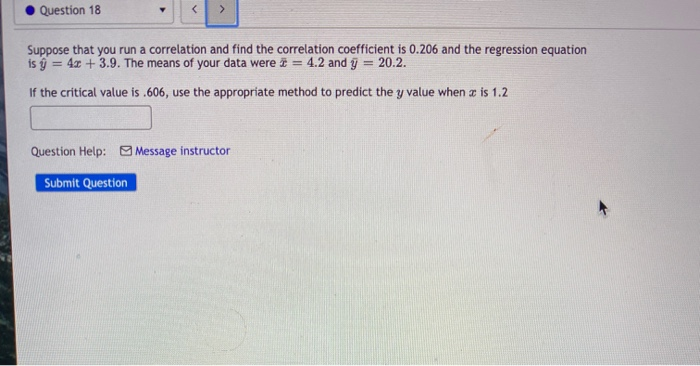 Solved Question 18 Suppose that you run a correlation and | Chegg.com