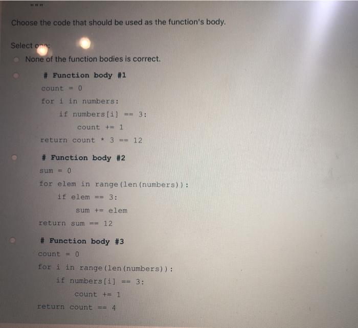 Solved Here is the header and docstring for a function named | Chegg.com