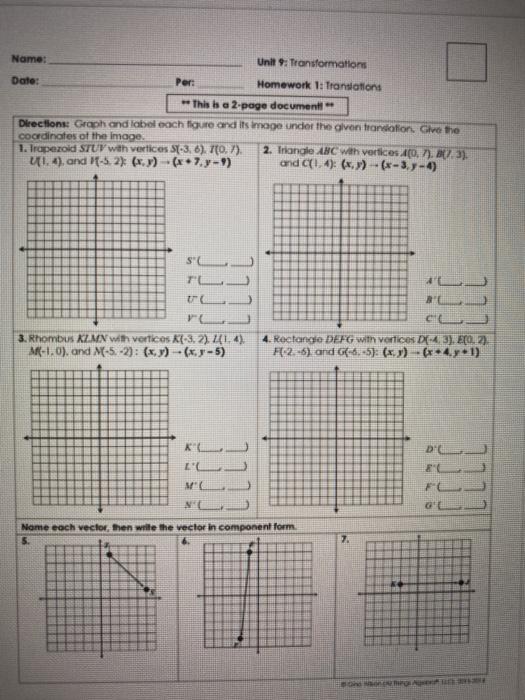 lesson 1 homework practice translations