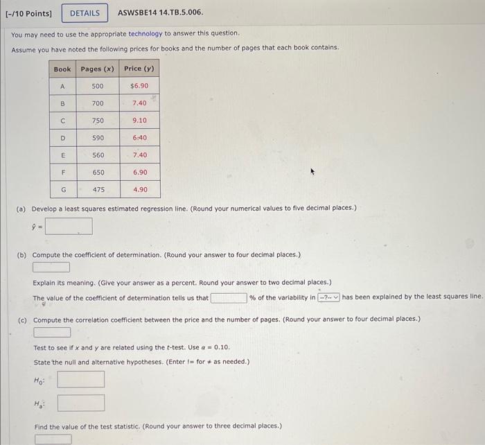 Solved You may need to use the appropriate technology to | Chegg.com