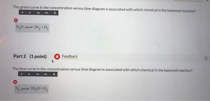Solved 01 Question (2 points) Nitrous oxide decomposes to | Chegg.com