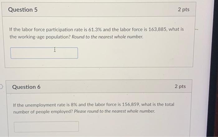 Solved If the labor force participation rate is 61.3% and | Chegg.com
