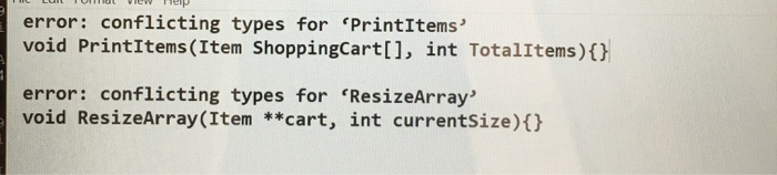 Solved im getting these errors in my code, any suggestions | Chegg.com