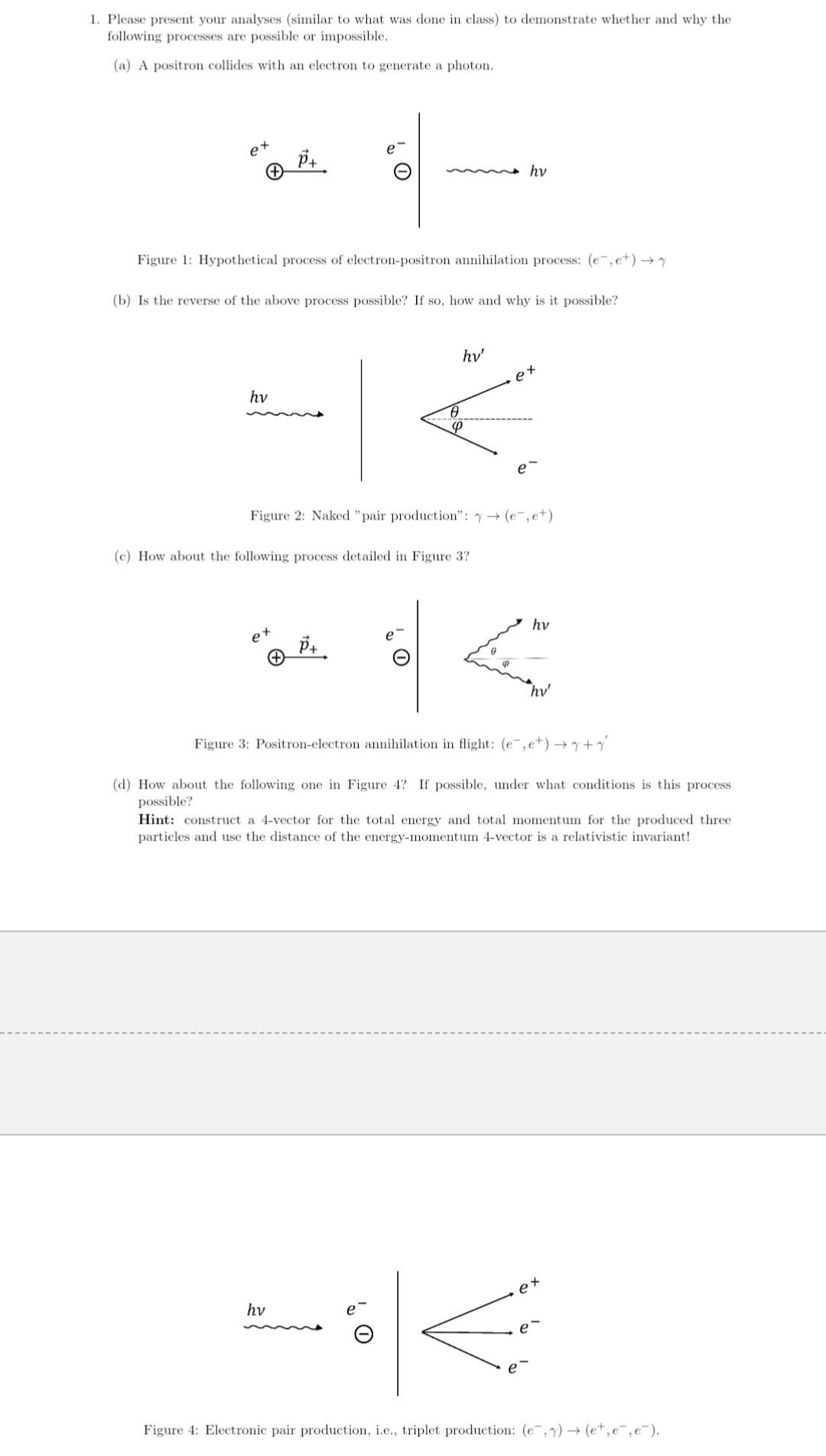 Solved Using energy and momentum conservations, please solve | Chegg.com