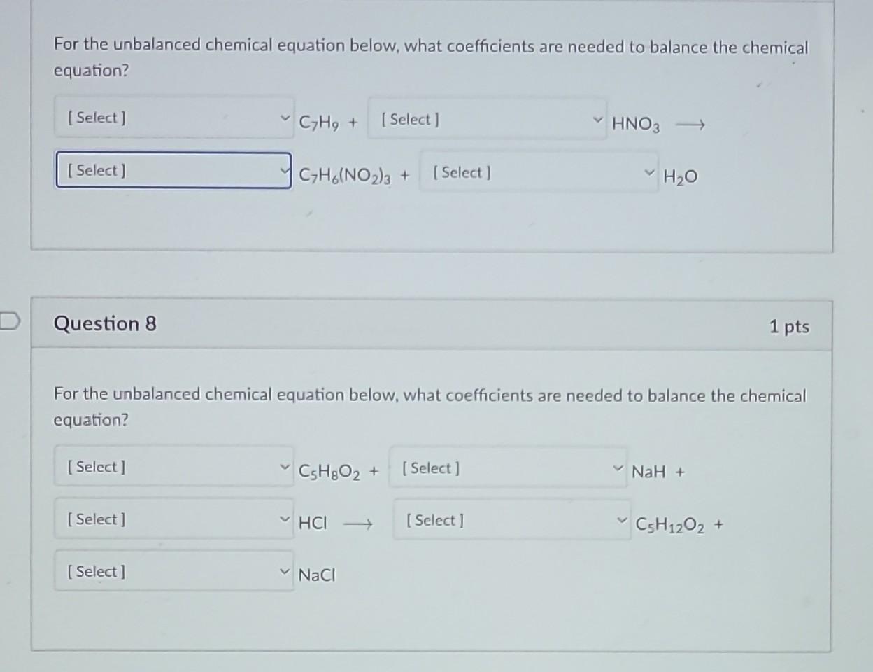 Solved For The Unbalanced Chemical Equation Below, What | Chegg.com