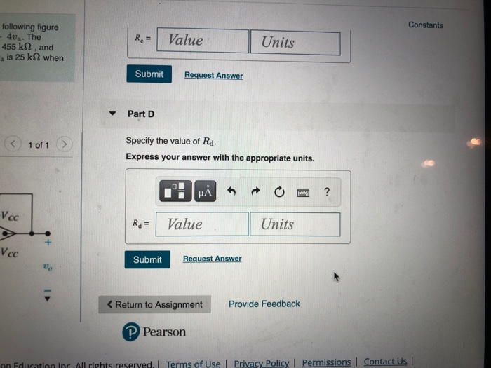 Solved Constants me Text Design a difference amplifier shown | Chegg.com