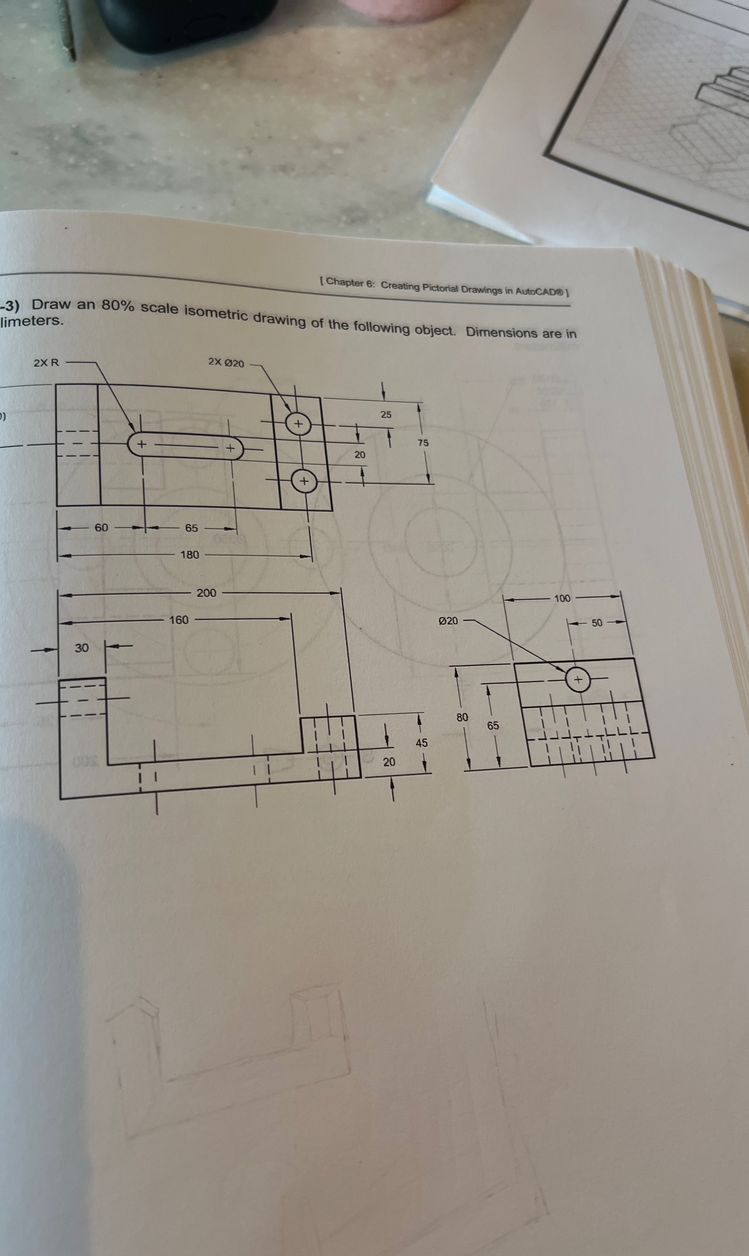 Steps For [Chapter 6: Creating Pictorial Drawings In | Chegg.com