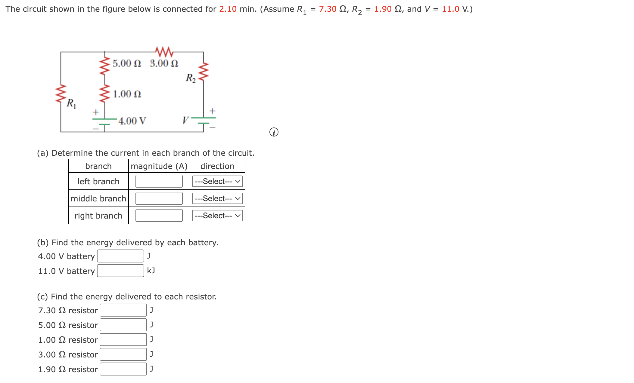 Solved The circuit shown in the figure below is connected | Chegg.com
