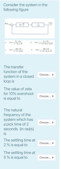Solved Consider the system in the following figure NO *** | Chegg.com