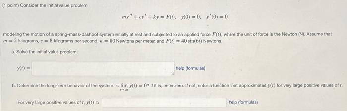 Solved hello Chegg, please work on this differential | Chegg.com