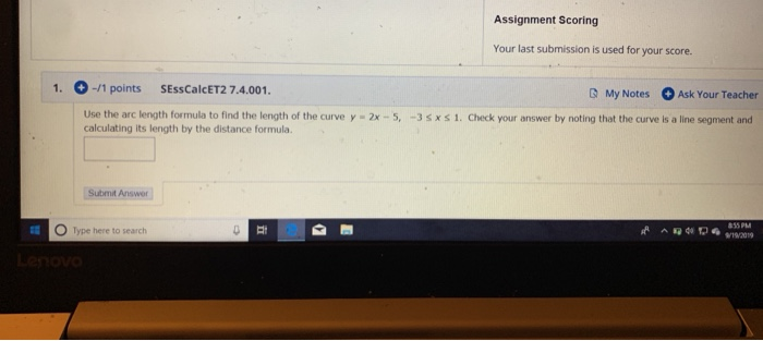 Solved Assignment Scoring Your last submission is used for | Chegg.com