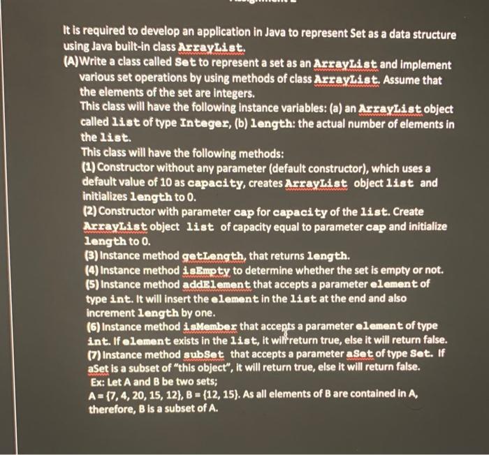 Solved It is required to develop an application in Java to | Chegg.com