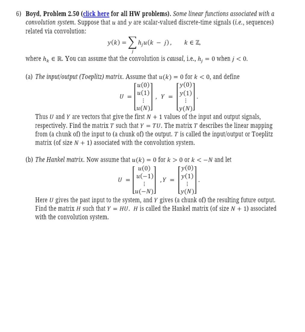 6 Boyd Problem 2 50 Click Here For All Hw Chegg Com