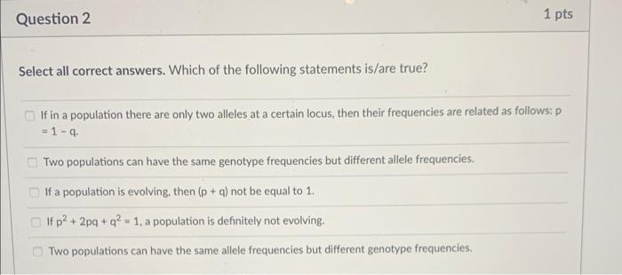 Solved Select All Correct Answers. Which Of The Following | Chegg.com