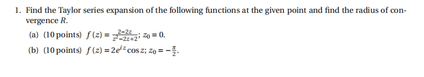 Solved Find the Taylor series expansion of ﻿the following | Chegg.com