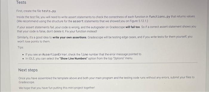 Solved We have provided a template for your main program to | Chegg.com