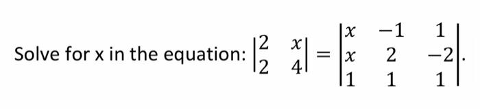 Solved x х Solve for x in the equation: 12. х 12 4 = x -1 2 | Chegg.com