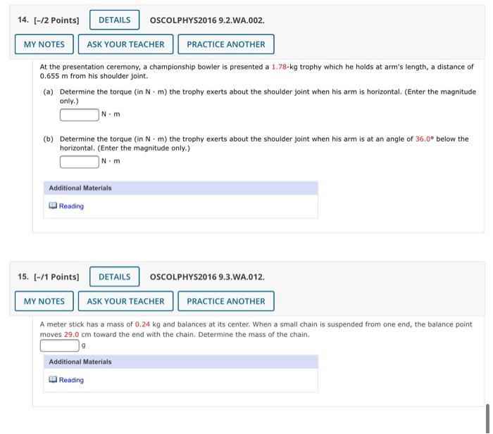 Solved 14 2 Points Details Oscolphys2016 9 2 Wa 002 My