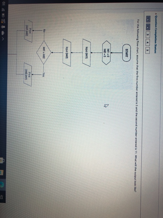 Solved Question Completion Status: 3 4 5 For the following | Chegg.com