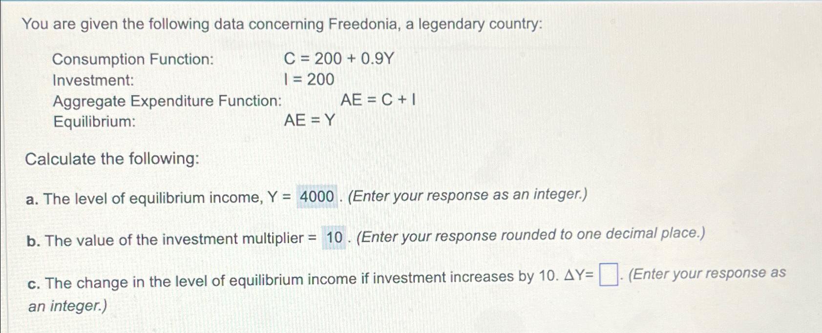Solved You are given the following data concerning | Chegg.com