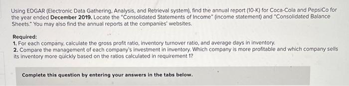 USING EDGAR ELECTRONIC DATA GATHERING ANALYSIS AND RETRIEVAL SYSTEM visual data 6