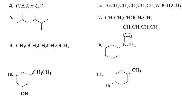 Solved b. Draw skeletal structures for these compounds