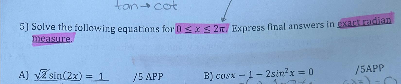 solved-solve-the-following-equations-for-0-x-2-express-chegg